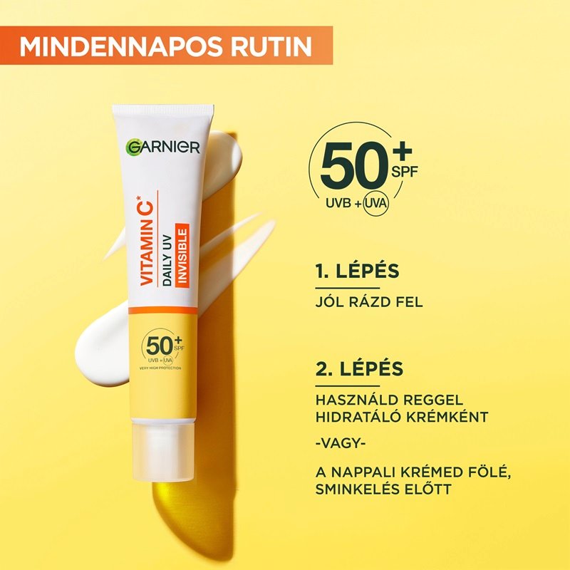 Skin Naturals mindennapos, láthatatlan, ragyogást adó fluid SPF 50+ - 7